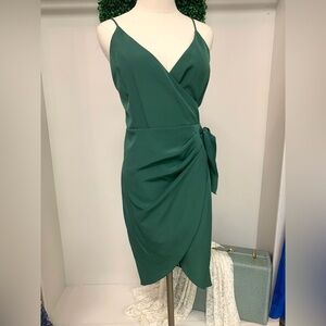 Tie Front semi formal dress